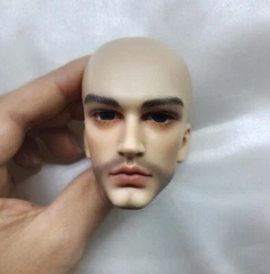 Bambola 1/4 BJD SD FID Dexter solo testa marrone chiaro senza pelle trucco viso + occhi - Foto 1 di 3