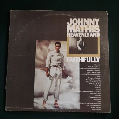 Johnny Mathis - Heavenly and Faithfully (Vinyl 2xLP 1975) Columbia CG 33621  - Image 1 of 4