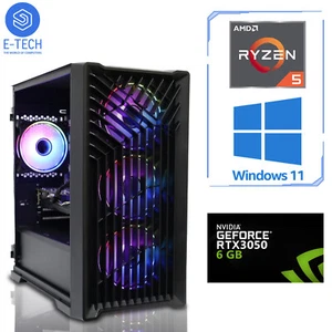 AMD Ryzen 5 4500 Gaming PC / 16GB DDR4 / 6GB RTX 3050 / 480GB SSD - Windows 11 - Afbeelding 1 van 13