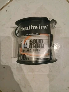 Alambre blanco sólido Southwire calibre 14 100 pies Thhn / Thwn-2 11580842 - Imagen 1 de 2