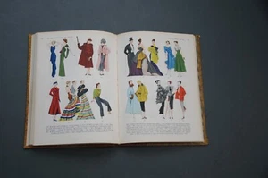 Mode costume H.H Hansel Histoire du costume 1956 nombreuses planches couleurs - Imagen 1 de 9