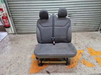 2008 VAUXHALL VIVARO 2.0 CDTI LEFT PASSENGER FRONT TWIN SEAT CLOTH - Image 1 of 4