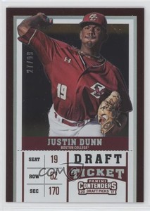 2017 Panini Contenders Draft Picks Variation Ticket /99 Justin Dunn #11.2