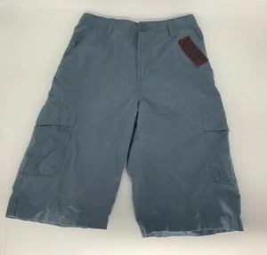 Tony Hawk Boys Casual Medium Wash Flat Front Blue Cargo Shorts Size 12 - Picture 1 of 7