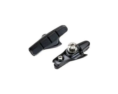 Cartucho de aluminio UltraCycle negro o plateado pastillas de freno para bicicleta de carretera para todo tipo de clima Foto 1 de 2