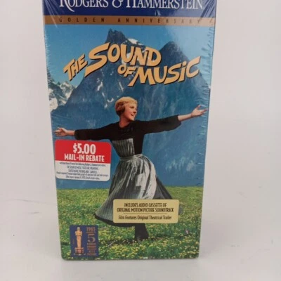 The Sound of Music VHS Tape & Motion Picture Soundtrack on Cassette - New Sealed - Image 1 of 4