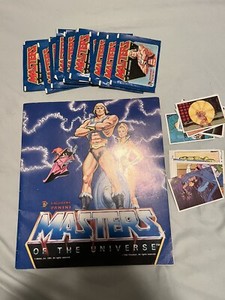 Masters of the Universe Sticker Book Panini He-Man - Unused Stickers - See Pics