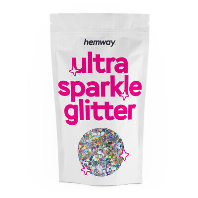 Large Silver Holographic Glitter Mixed 20ml 10g Chunky Multi Dance Costume Flake • 5.83€