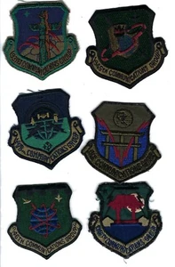 PATCH USAF INFO SYSTMS GRPS GROUPING OF 7 AS SHOWN B4-12 BAG 5 - Picture 1 of 1