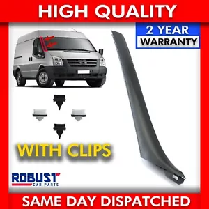 WINDSHIELD WINDSCREEN MOULDING FOR FORD TRANSIT MK7 RIGHT SIDE TRIM PILLAR 2006+ - Picture 1 of 11