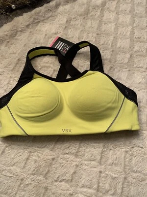Sujetador deportivo Victorias Secret VSX espalda cruzada 34B The Staut soporte medio nuevo con etiquetas Foto 1 de 4