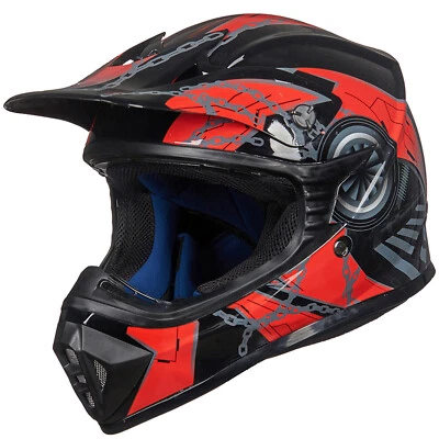 ILM Seller Refurbished Youth Kid ATV Motorcycle Motocross Off-Road Helmet DOT - Image 1 of 4