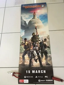 THE DIVISION 2  2018  X RARE AUST ORIG NMINT DS OS TEASER PROMO PS4 GAMES POSTER - Picture 1 of 1