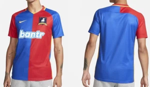 Size M Nike AFC Richmond Ted Lasso Soccer Jersey Red Blue Men’s FD2361-449 NWT - Picture 1 of 2