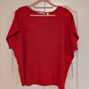 Cyrus Pomodoro Red Dolman Sleeve Shirt | NWT | Sz LG - Picture 1 of 5