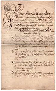 Antiker Schnörkelbrief Chufürstl. sächs. Kreisamt Meißen Sachsen 1806 - Picture 1 of 4