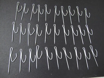 Ganchos para cortinas de colección lote de 30 pliegues deslizables pasadores de 3 pulgadas resistente Foto 1 de 4