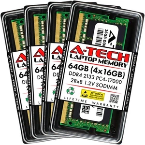 64GB 4x 16GB DDR4-2133 ASUS ROG G752VL G752VL-DH71 G752VS G752VY-DH72 Memory RAM - Picture 1 of 6