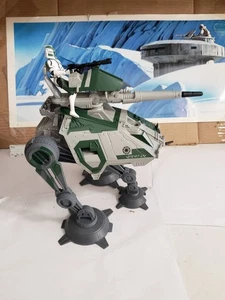 Star Wars The Clone Wars Green AT-AP Walker Green 2007 Commander Gree - Picture 1 of 10