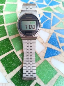 Vintage LCD Digital Watch Seiko 0534-6000 From 1977 - Foto 1 di 6