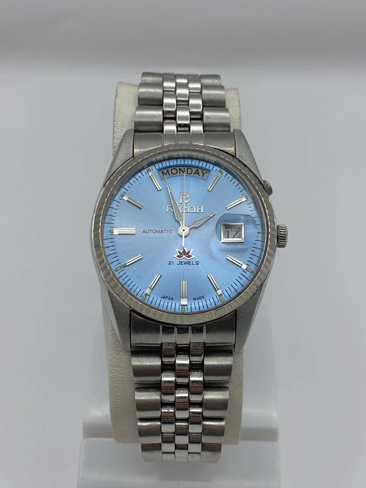 Автоматические мужские наручные часы Ricoh President 061121 21 камень Япония. - Изображение 1 из 4