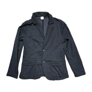 zara boys 13-14 Blazer Dark Blue 2 Button Knit - Picture 1 of 4