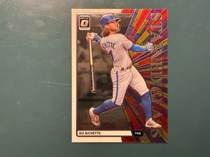 2020 Panini Donruss Optic - Stained Glass Bo Bichette #SG-9 (RC) - Picture 1 of 2