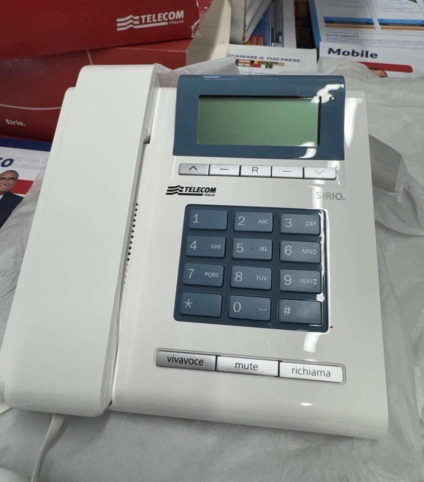 TELEFONO SIRIO TELECOM - VINTAGE - GARANZIA 2 ANNI -  NUOVO Foto 1 de 4