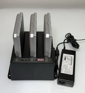 Panasonic 1x FZ-LND3BAYG1 FA 3 Bay Charger PACH3G1-4008, 3x FZ-VZSU88U, Bundle - Picture 1 of 8