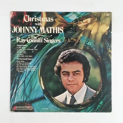 JOHNNY MATHIS / RAY CONNIFF SINGERS Рождество с C10905 LP винил VG + обложка VG + - Изображение 1 из 3
