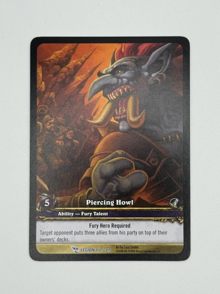 World of Warcraft TCG Legion 117/319 Extended Art Piercing Howl - Image 1 of 1