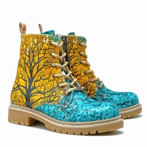 Colorful Printed Boots / Patterned Women's Sports Boots / Birthday Gift - Picture 1 of 9
