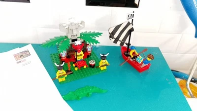 Lego ancien pirates (manque or uniquement!) 6262 king kahuka's throne islanders - Photo 1/4