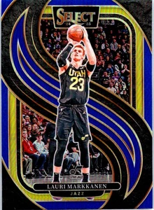 2024-25 Panini Select #136 Lauri Markkanen Blue Prizm Utah Jazz - Imagen 1 de 2