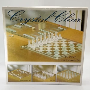 Fifth Avenue Ltd Crystal 95-teiliges 3-in-1 Spielset: Schach, Dame & Backgammon - Bild 1 von 18