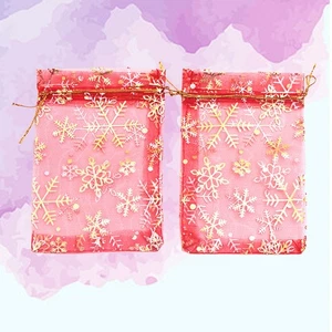50 Stück kleine Stofftüten Hochzeit Gastgeschenk Weihnachten Kordelzug Geschenk - Bild 1 von 12