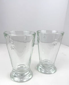 La Rochere Bee Highball Glasses x2 3.25" dia x 5.5" h 10.5 oz - Picture 1 of 7