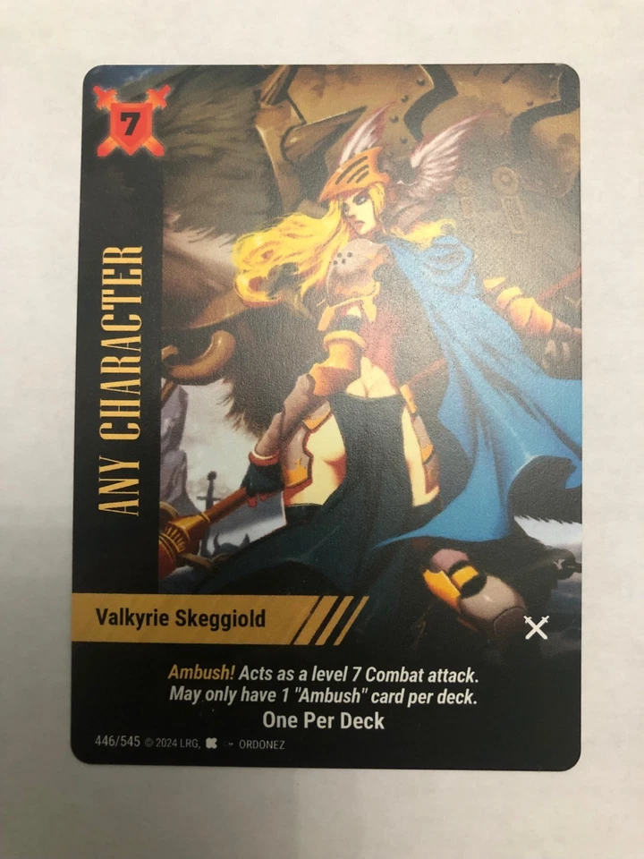 Valkyrie Skeggiold Any Character #446 - OverPower World Legends Prize Pack Card - Image 1 of 1