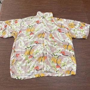 Protest Blues Vintage banana Hawaiian Button Up Mens Shirt Medium - Picture 1 of 7