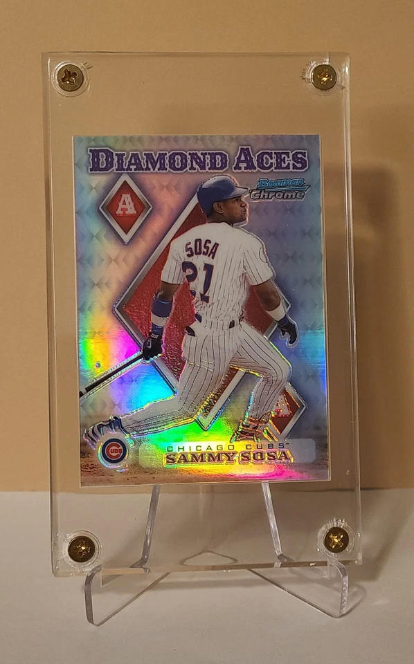 Sammy Sosa - 1999 Bowman Chrome Diamond Aces - Refrator - Estado perfeito  - Imagem 1 de 2