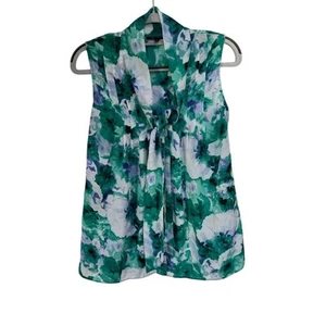 Annie Klein Women's Floral Sleeveless Blouse Size M - Picture 1 of 6