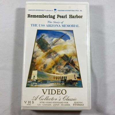 Remembering Pearl Harbor: The Story Of The USS Arizona Memorial VHS Video - RARE - Image 1 of 4