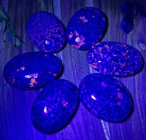 Wholesale Lot 6-8PCs Natural Emberlite Aka Yooperlite Palm Stone Crystal Healing - Picture 1 of 4