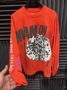 Kid Cudi Your Merch Herren T-Shirt rot Langarm CPFM Large Baumwolle - Bild 1 von 10