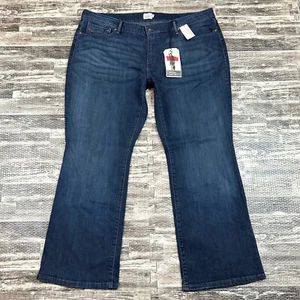 Levis Womens Plus Size 22W Boot Jean Demi Curve Stretch Denim Dark Wash NWT - Picture 1 of 8
