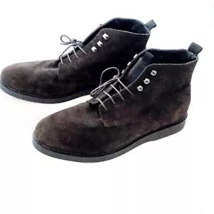 Bota Chuka H By Hudson Para Hombre Talla 45 EE. UU. 12 Marrón Gamuza Nueva Sin Caja Dapper Clásica - Imagen 1 de 11
