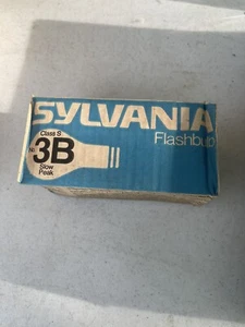 Bombilla de lámpara Sylvania clase S 3B destello de inundación pico lento nuevo stock antiguo de colección - Imagen 1 de 4