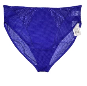 Elomi Charley High Leg Brief Panty Style EL4386  Royal Blue 3XL - Picture 1 of 6