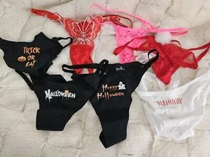 NUEVO CON ETIQUETAS 7 Exótica Bailarina Stripper Tanga Lencería Victorias Secret Navidad Halloween - Imagen 1 de 9