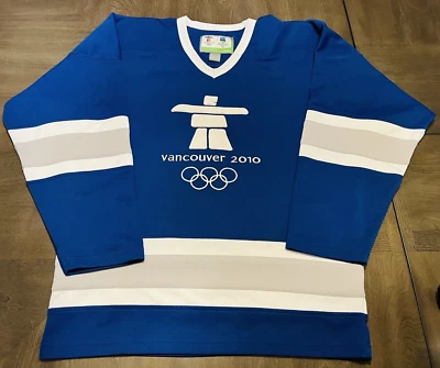 Winter Olympics 2010 Team Canada Hockey Jersey Vancouver Mens Size XS/S Blue - Image 1 of 4